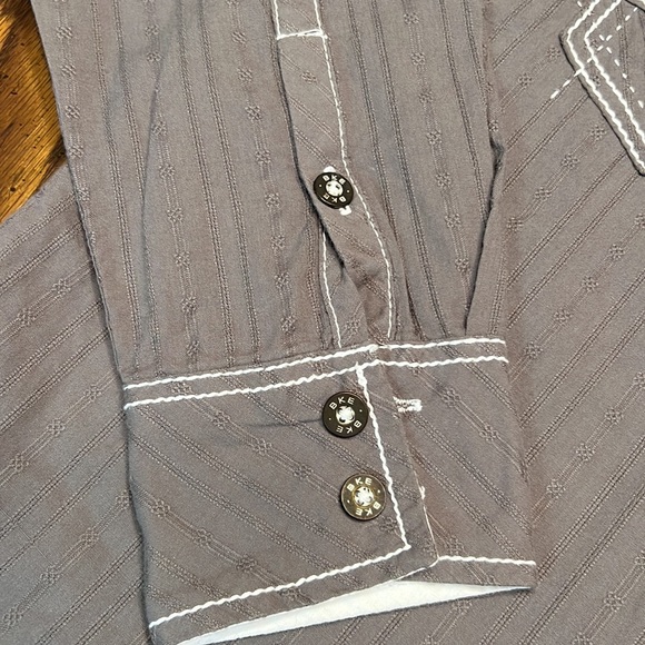 BKE Standard Platte Shirt NWT Grey Size XL - Picture 3 of 10